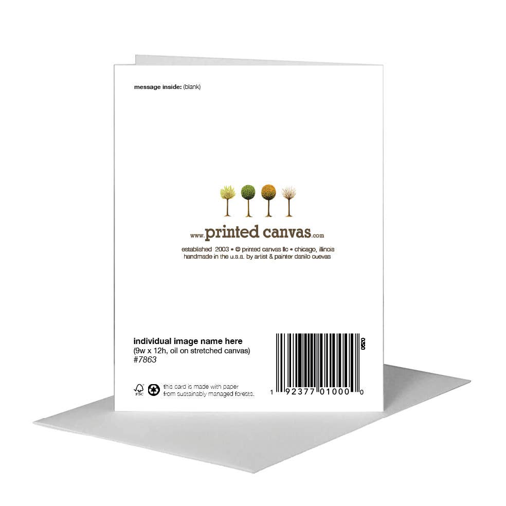 Champagne Glasses - Greeting Card