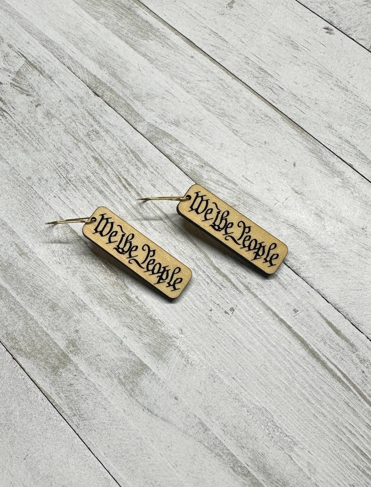 We The People Maple Dangle Earrings