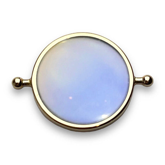 Opalite Circle Element: Gold