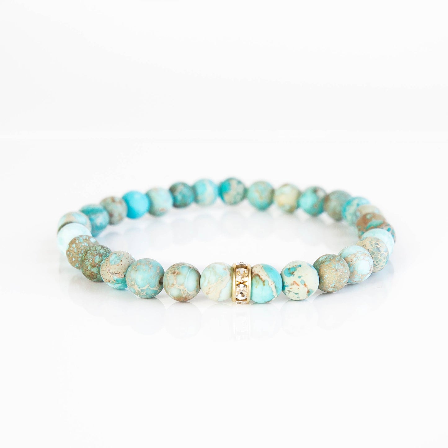 Gemstone Sparkle Bracelet-Jasper