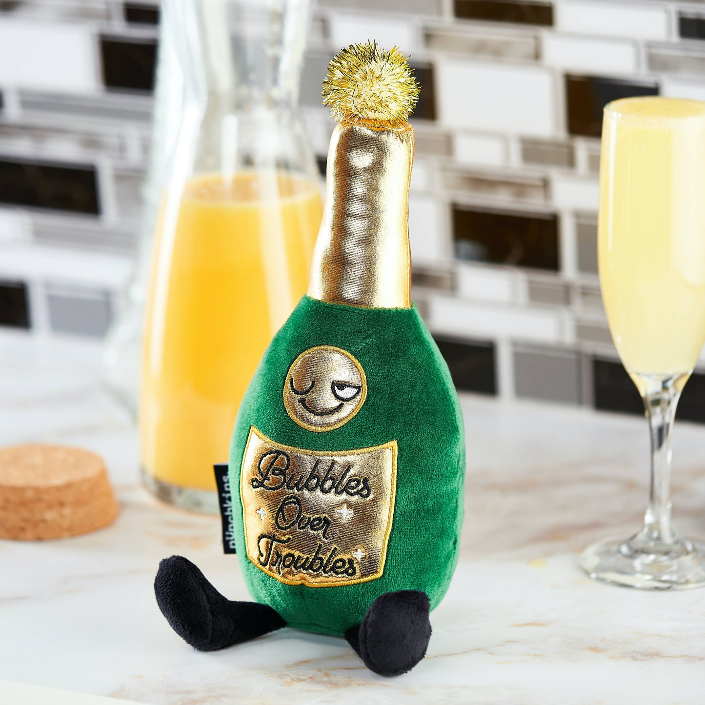 Cute Champagne Novelty Plushie