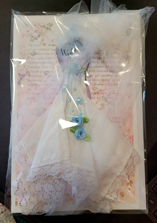 Wedding Prayer Keepsake Hanky Card