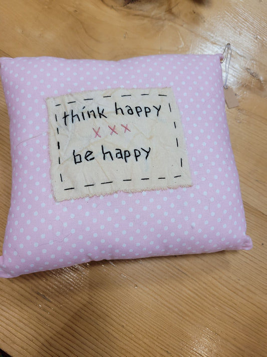 Think Happy Pillow