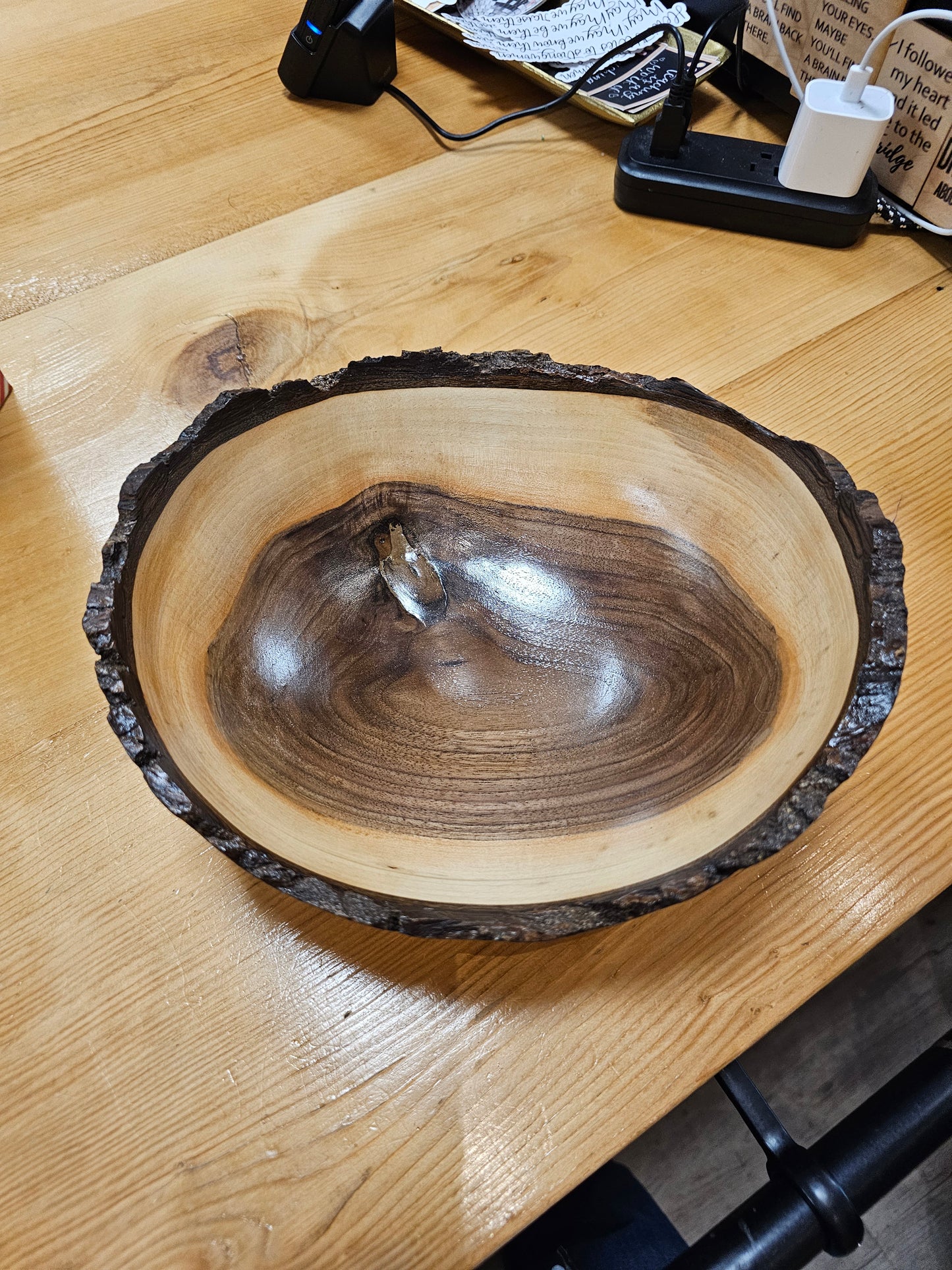 Bark Edge Walnut  Bowl