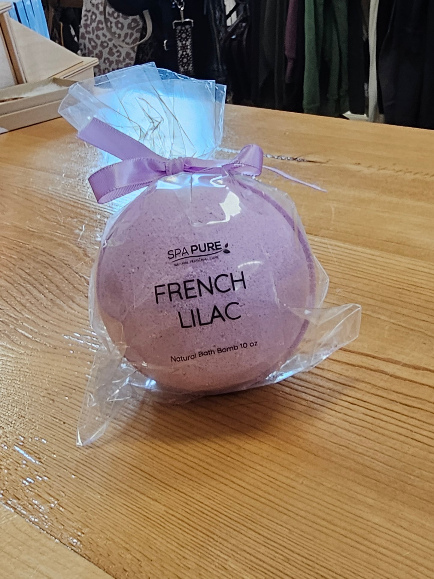 French Lilac Shea Butter Bath Bomb 10 oz