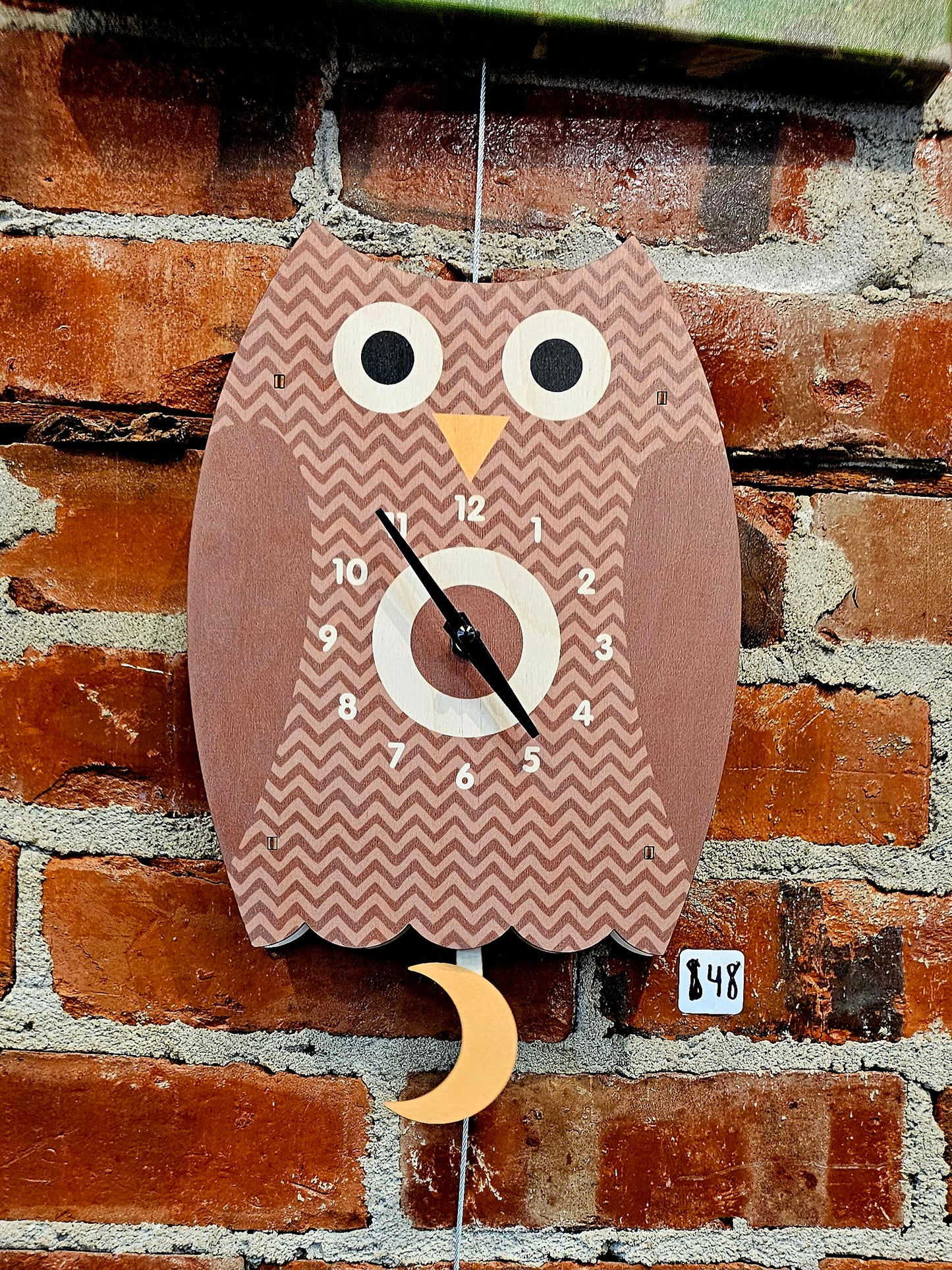 Owl Pendulum Clock