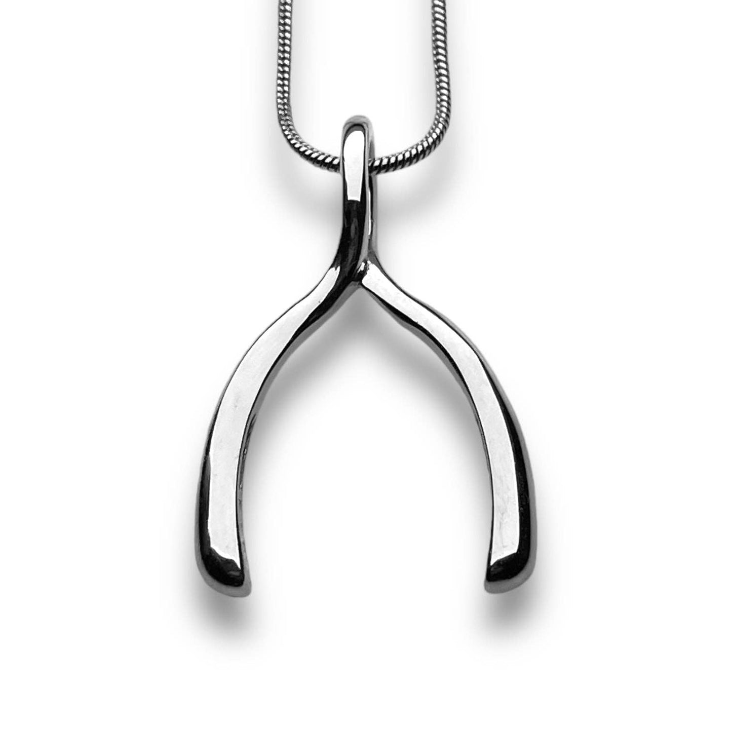 Wishbone Interchangeable Necklace: Silver