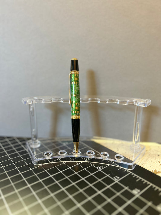 Sierra - Green Circuit Board Pen