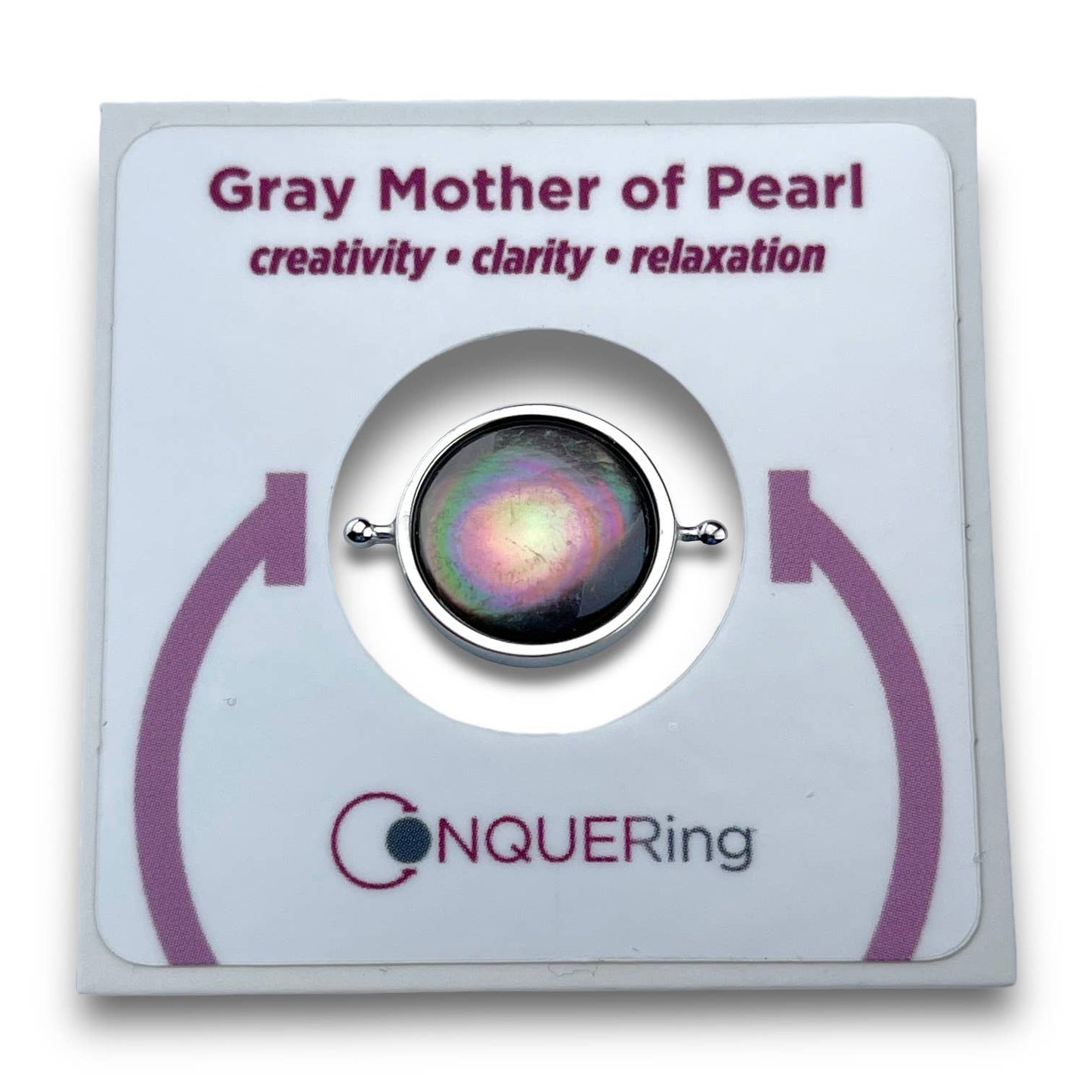 Silver Gray Mother of Pearl Element