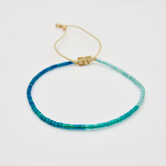 Ombre Peacock Miyuki Bracelet