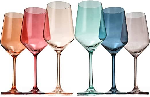 Colored Wine Glass