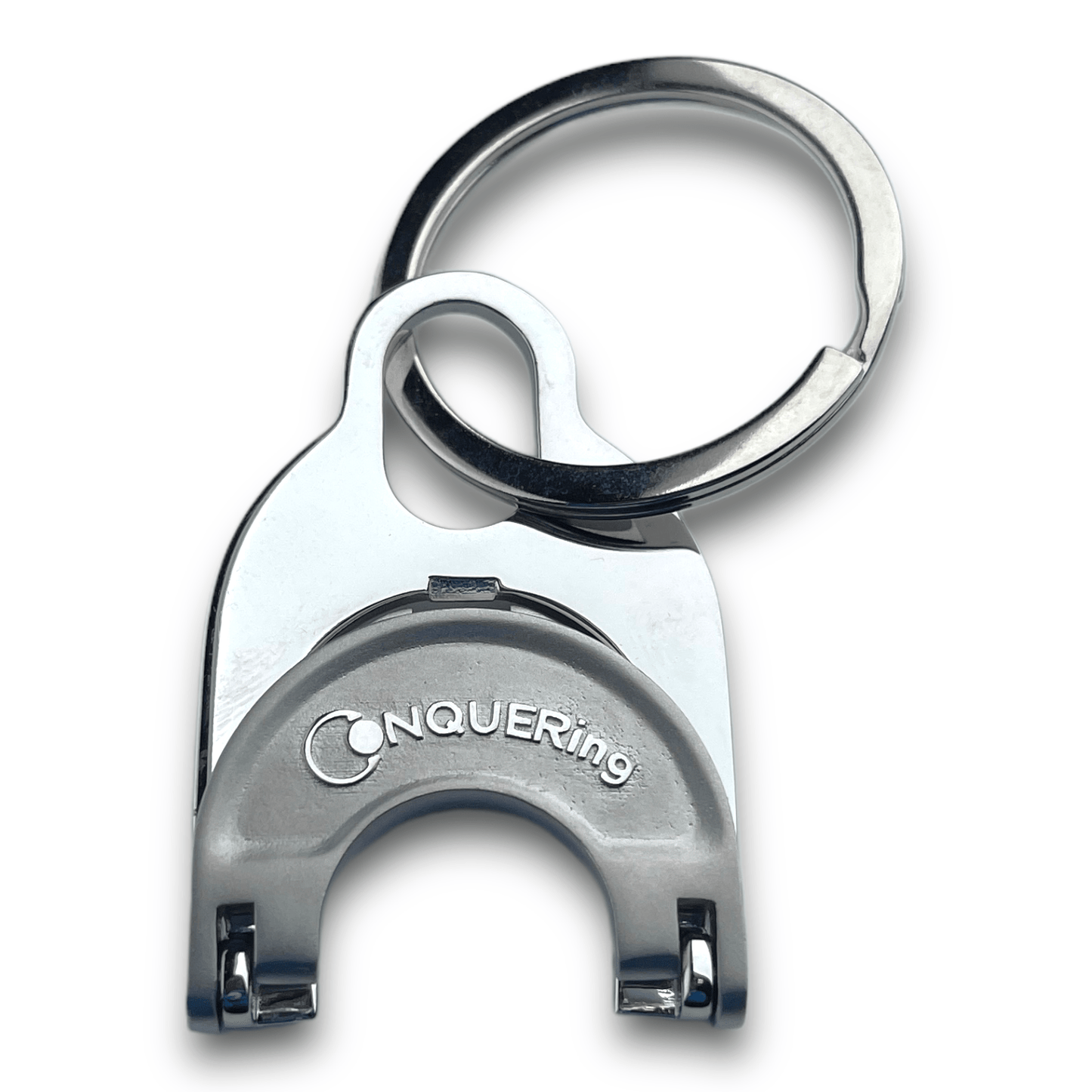 CONQUERing Keychain; Silver