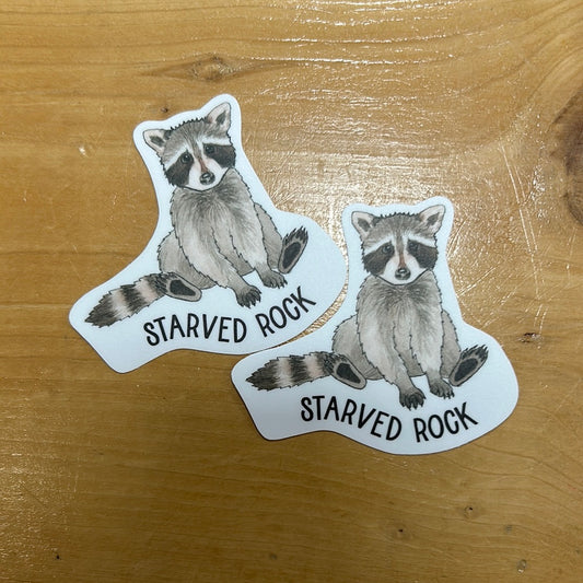 Raccoon 3" Sticker