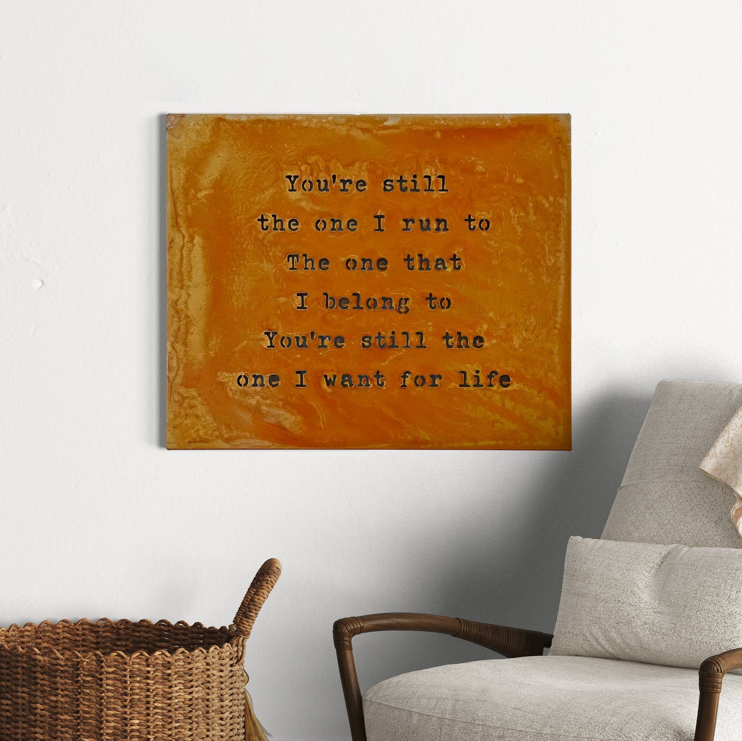 You're Still The One, Metal Wall Art Song Lyrics