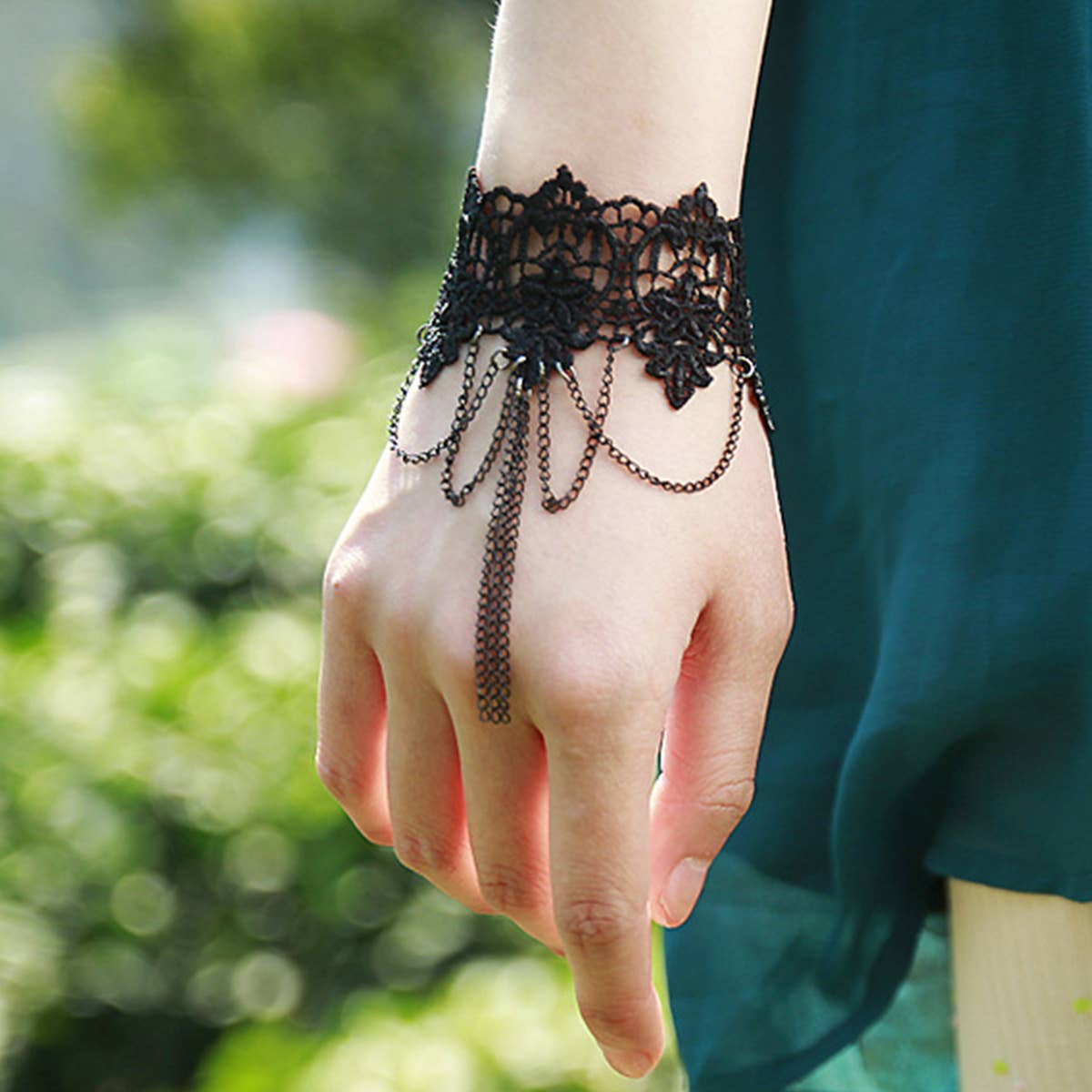 Halloween Lace Bracelet