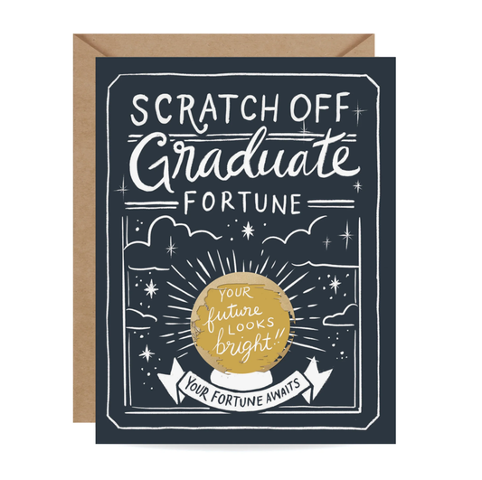 Scratch-off Fortune - Graduation Card