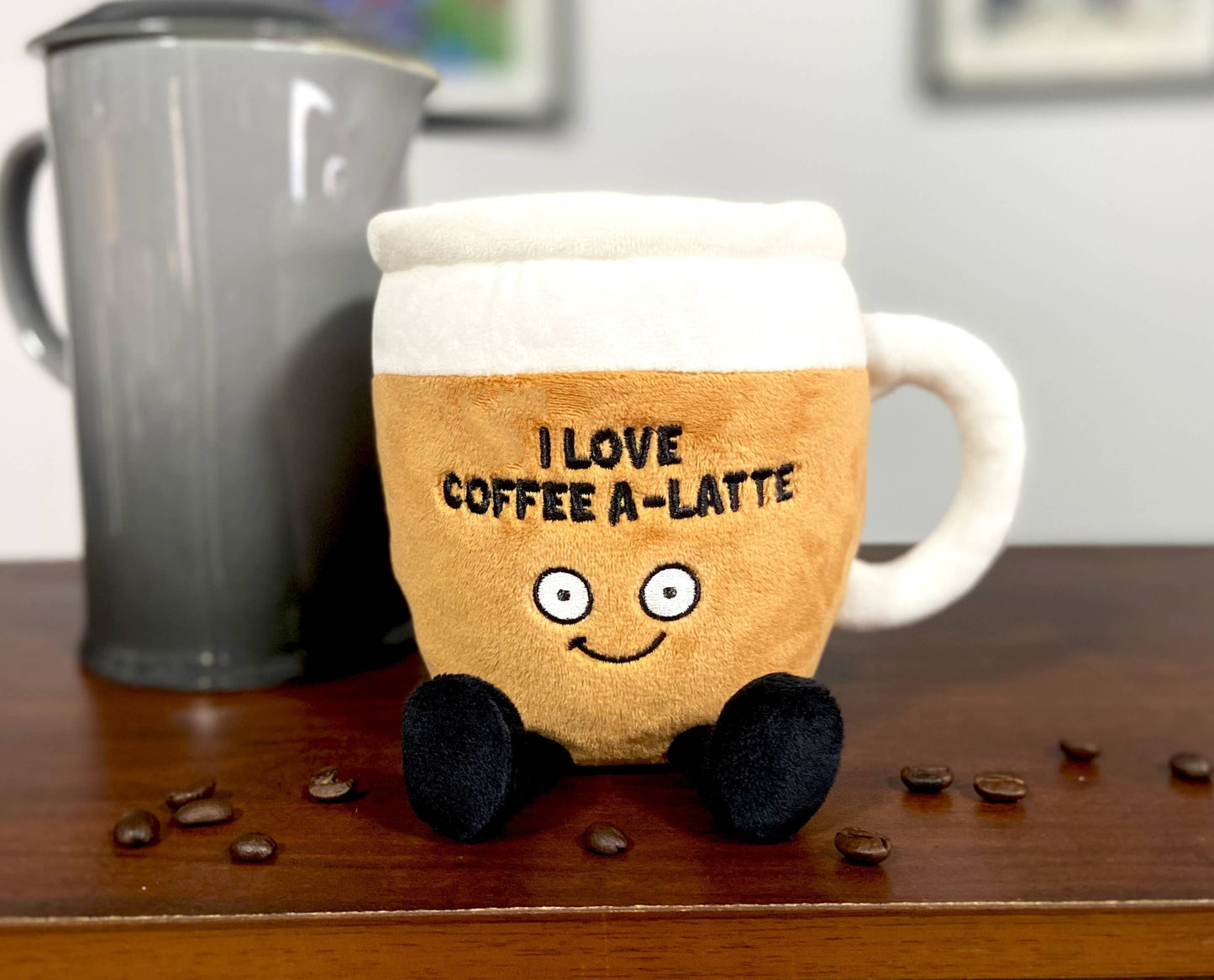 Coffee Plushie, Cute Latte Collectible Plush, Perfect Gift