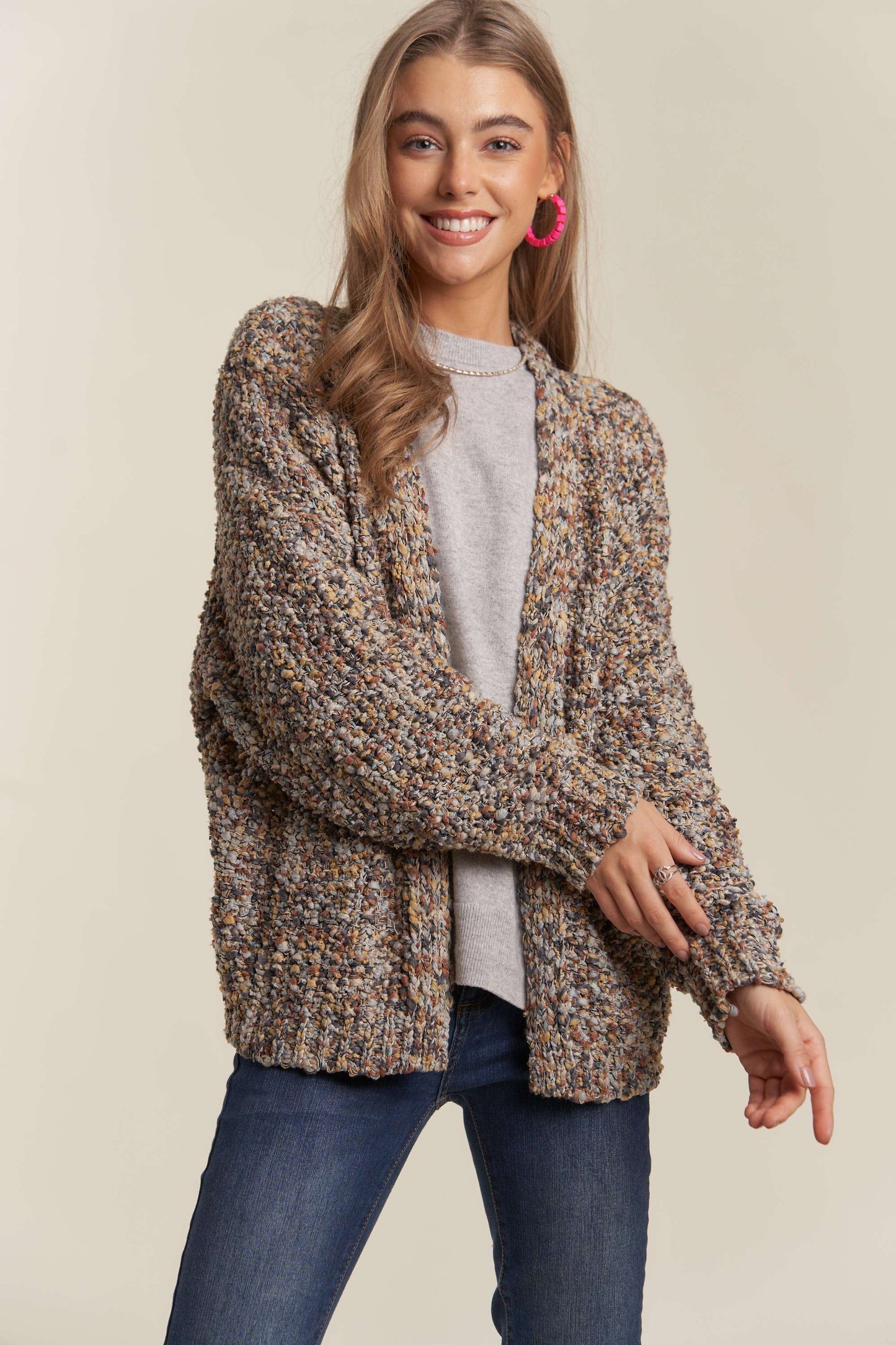 Neutral Sweater Cardigan