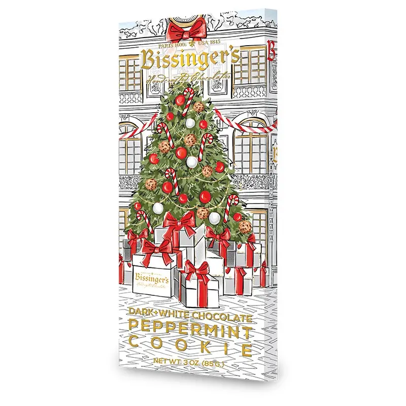 White & Dark Peppermint Cookie Bar - 3 Oz