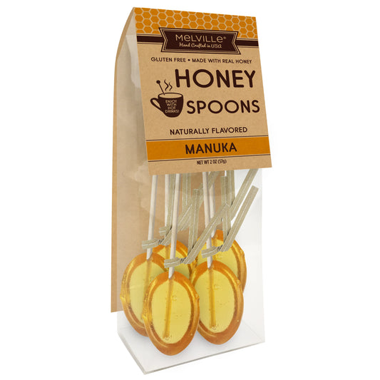 Manuka Honey Spoons: 5 Pack