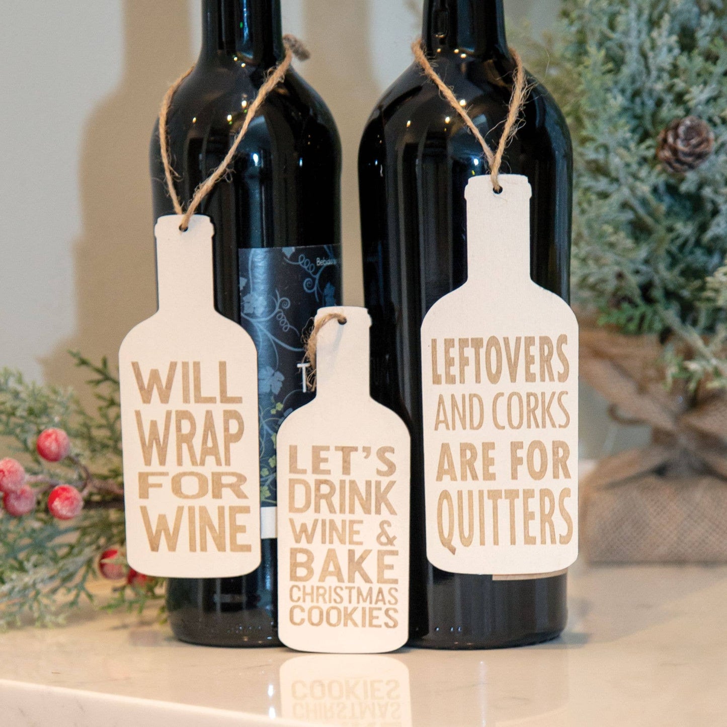 Wine & Cookies Ornaments