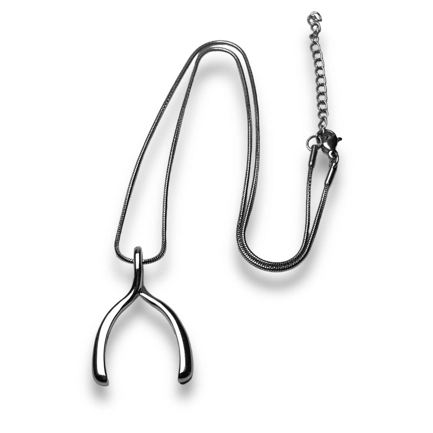 Wishbone Interchangeable Necklace: Silver