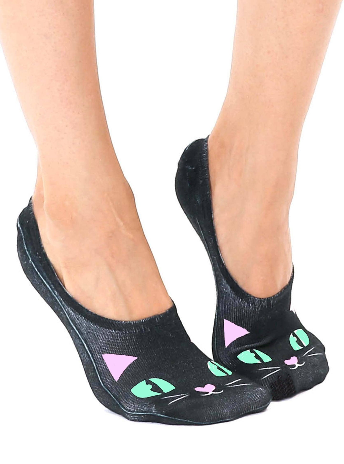 Black Kitty Liner Socks