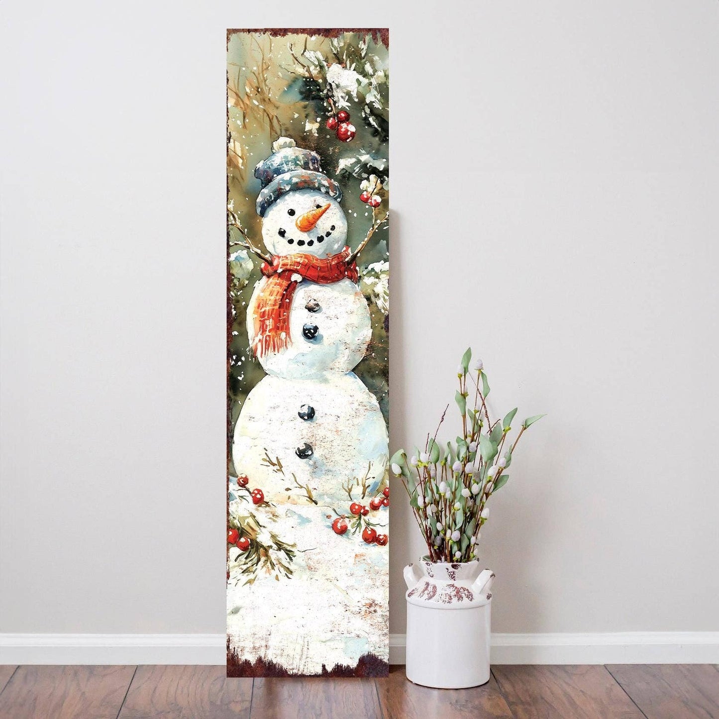 48in Snowman Christmas Porch Sign