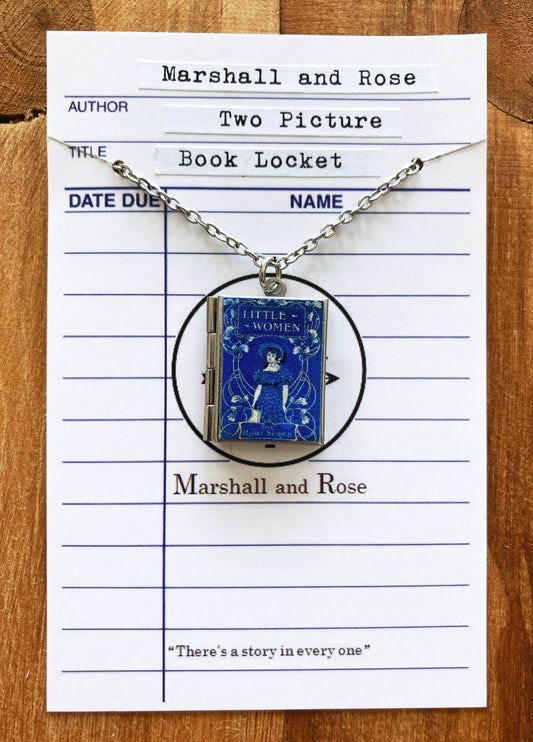 Book Locket Little Women Necklace