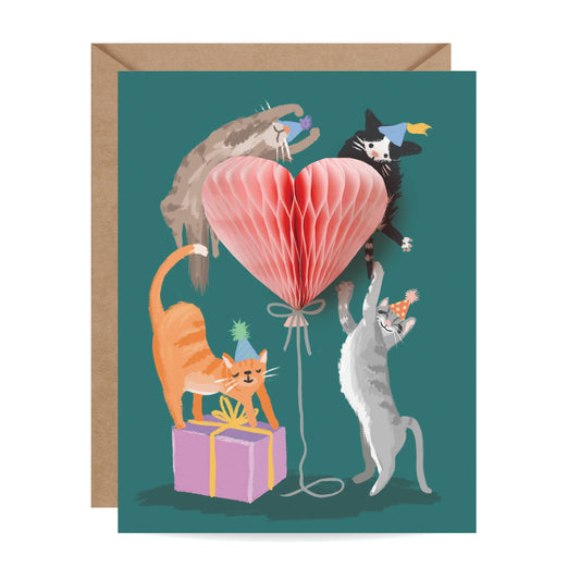Pop-up Party Kittens Card