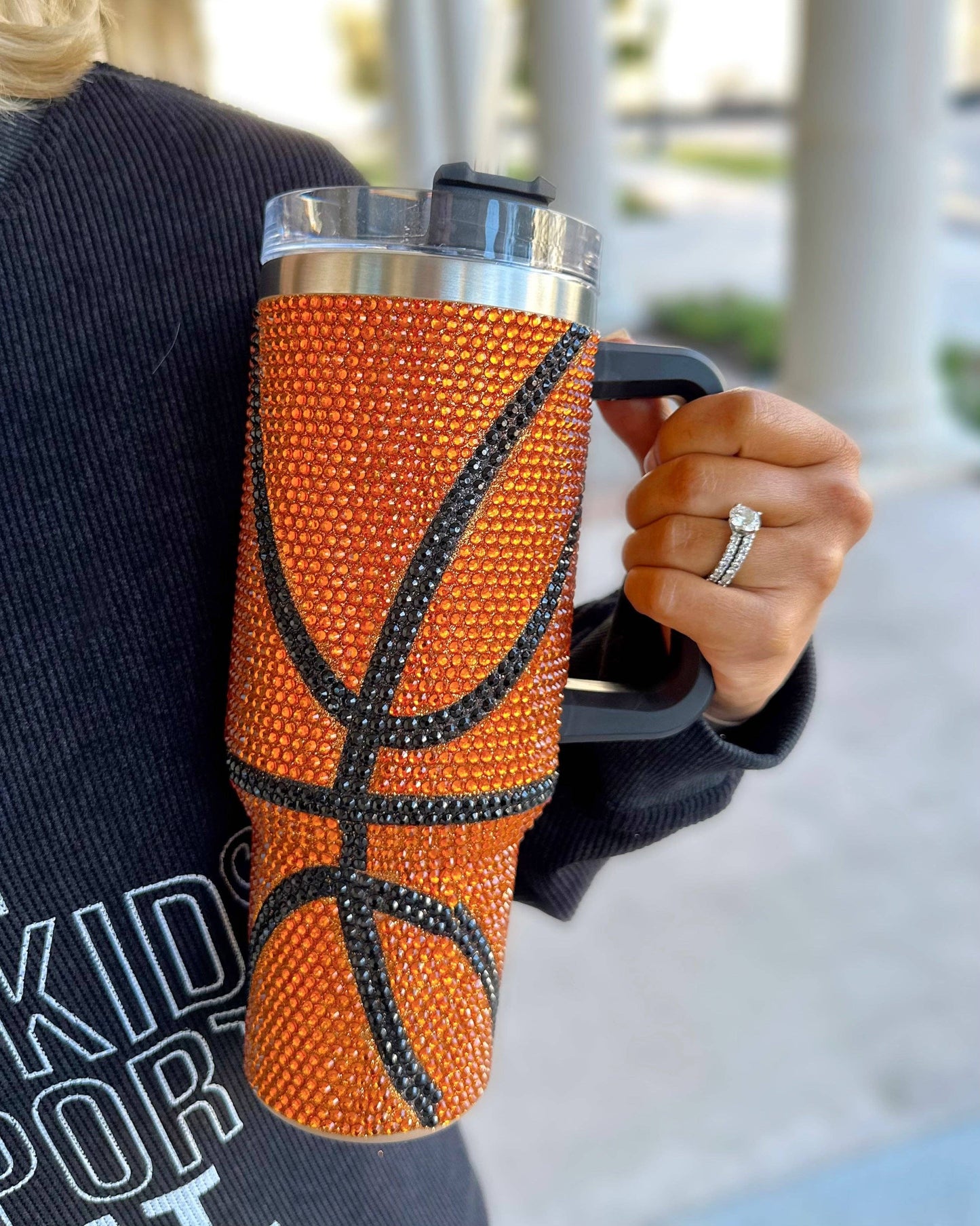 Crystal Basketball Tumbler