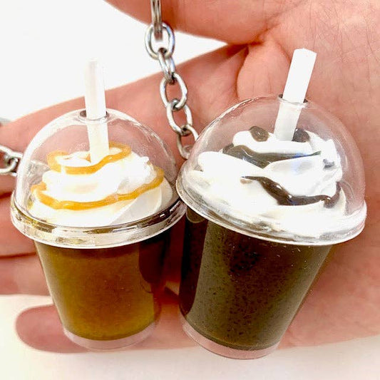 Ice Coffee Charm Keychains