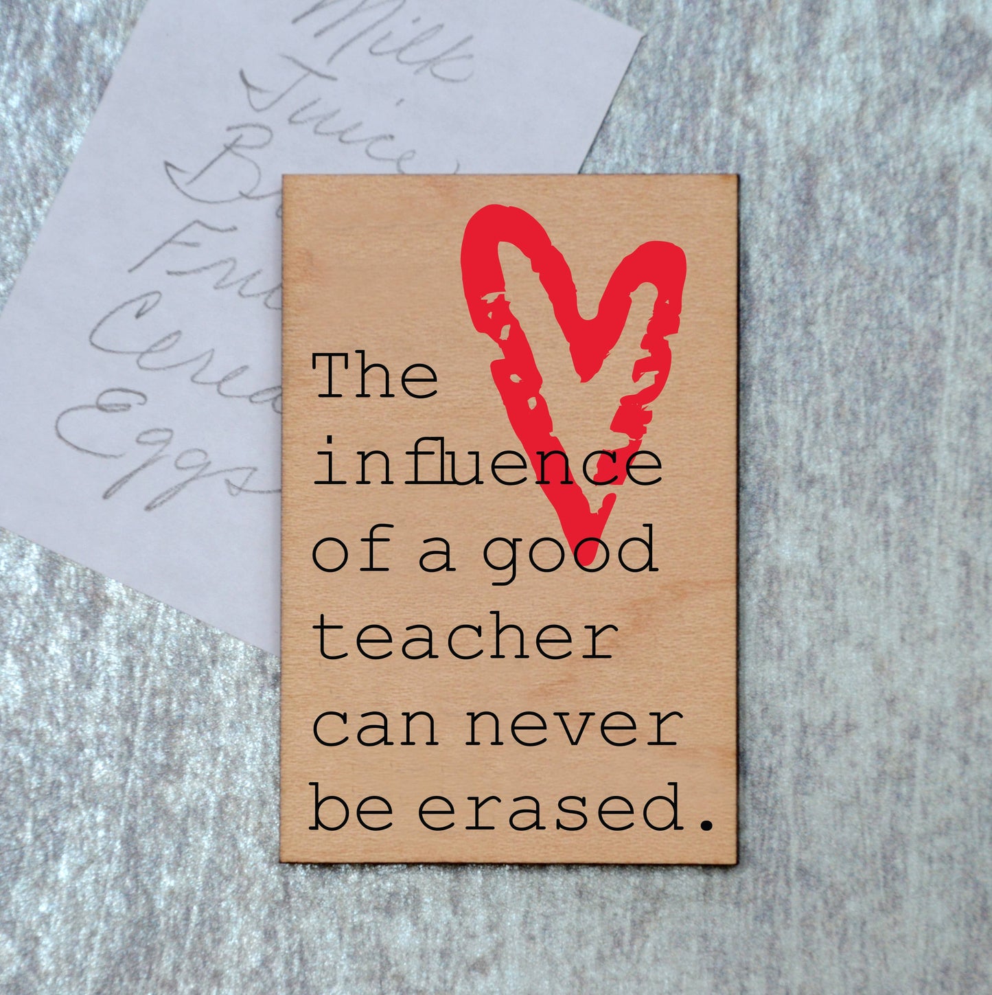 Magnet -The Influence of a good teacher can never - XM032