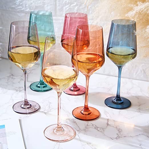 Colored Wine Glass