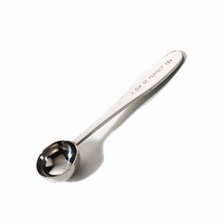 Stainless Steel Measuring Tea Scoop with Engraved Handle