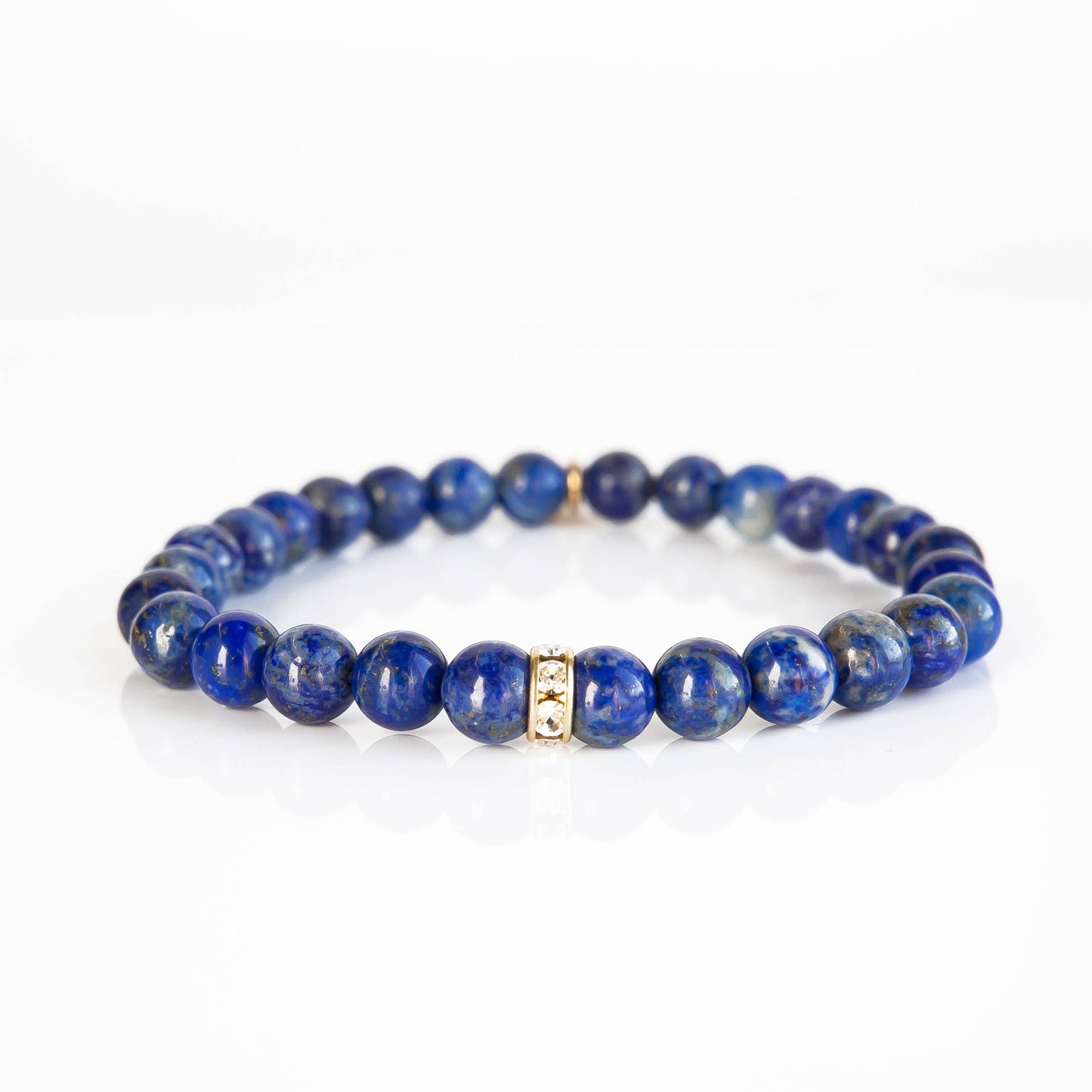 Gemstone Sparkle Bracelet-Lapis Lazuli