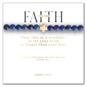 Faith Over Fear Bracelets-6mm