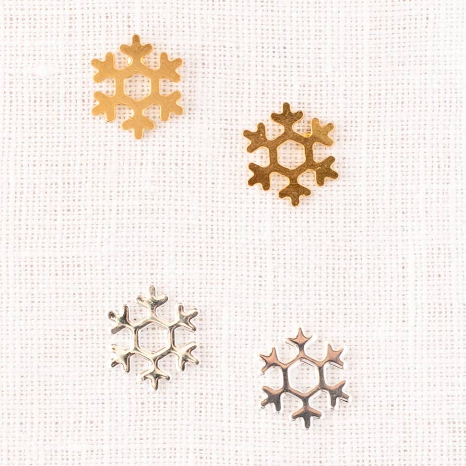 Snowflake Post Stud Earring