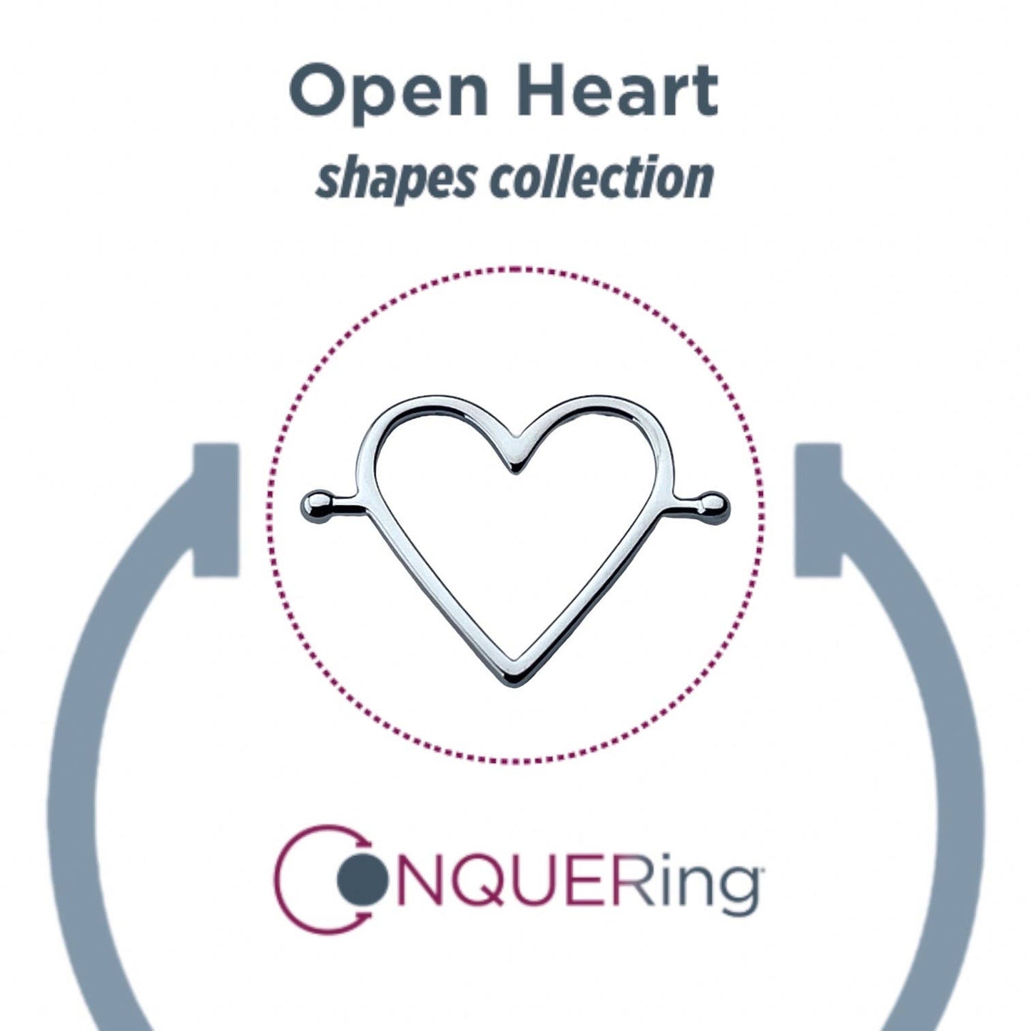 Heart-Shaped Open Element