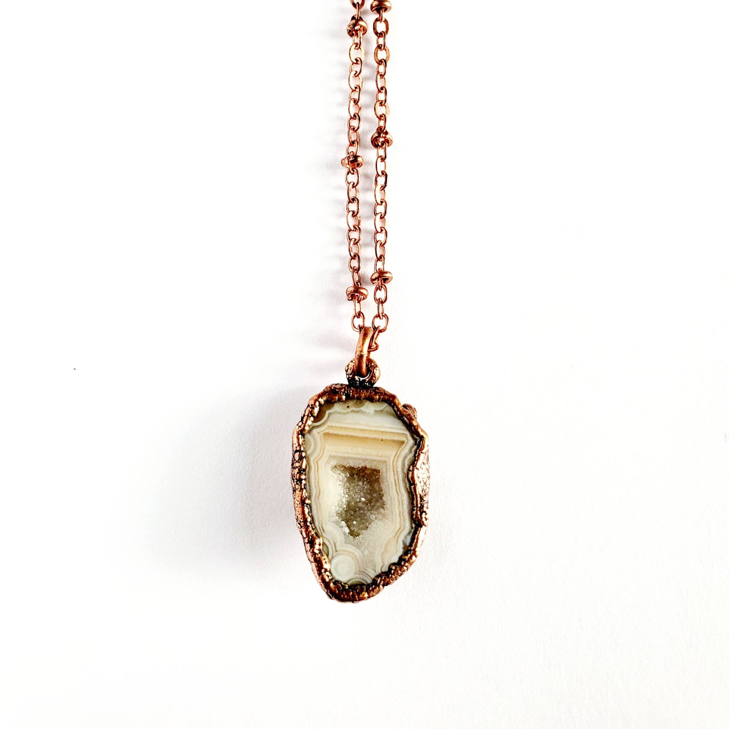 Tabasco Geode Necklace