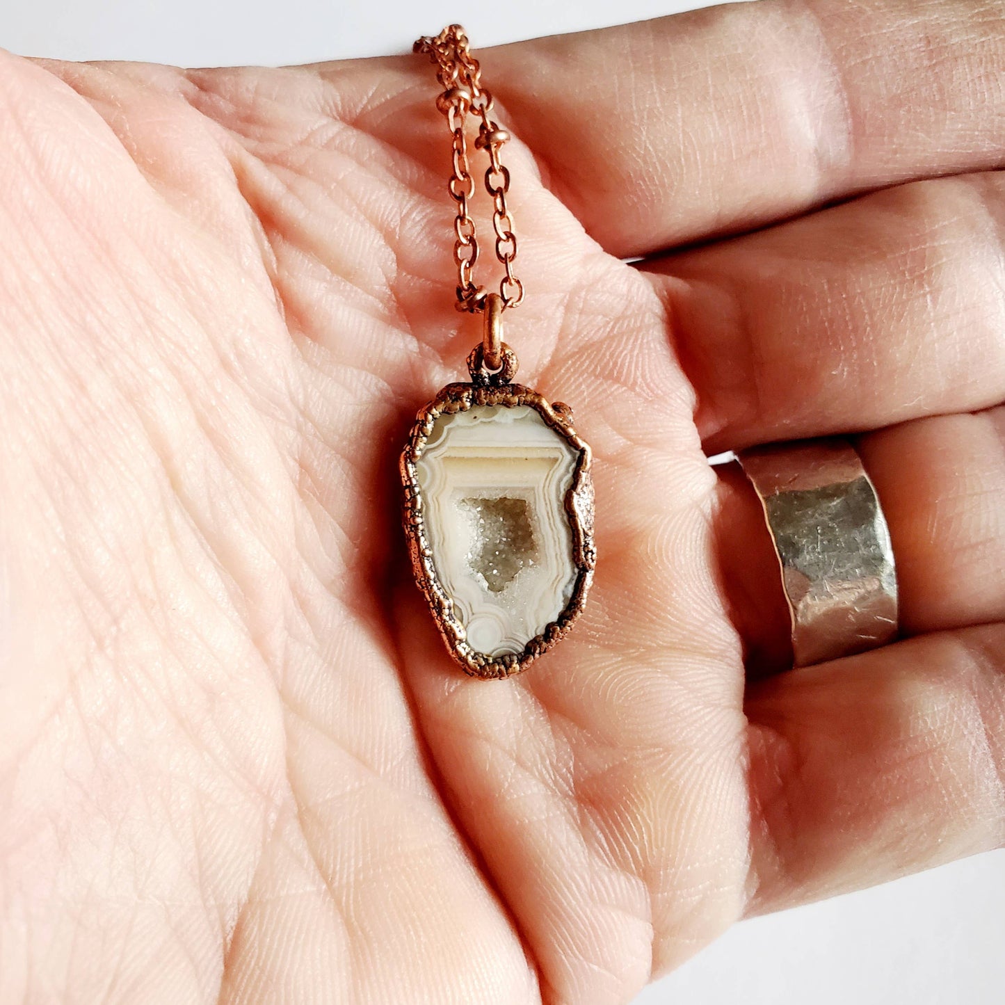 Tabasco Geode Necklace