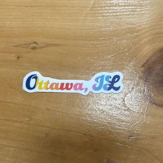 Funky Ottawa 3" Sticker