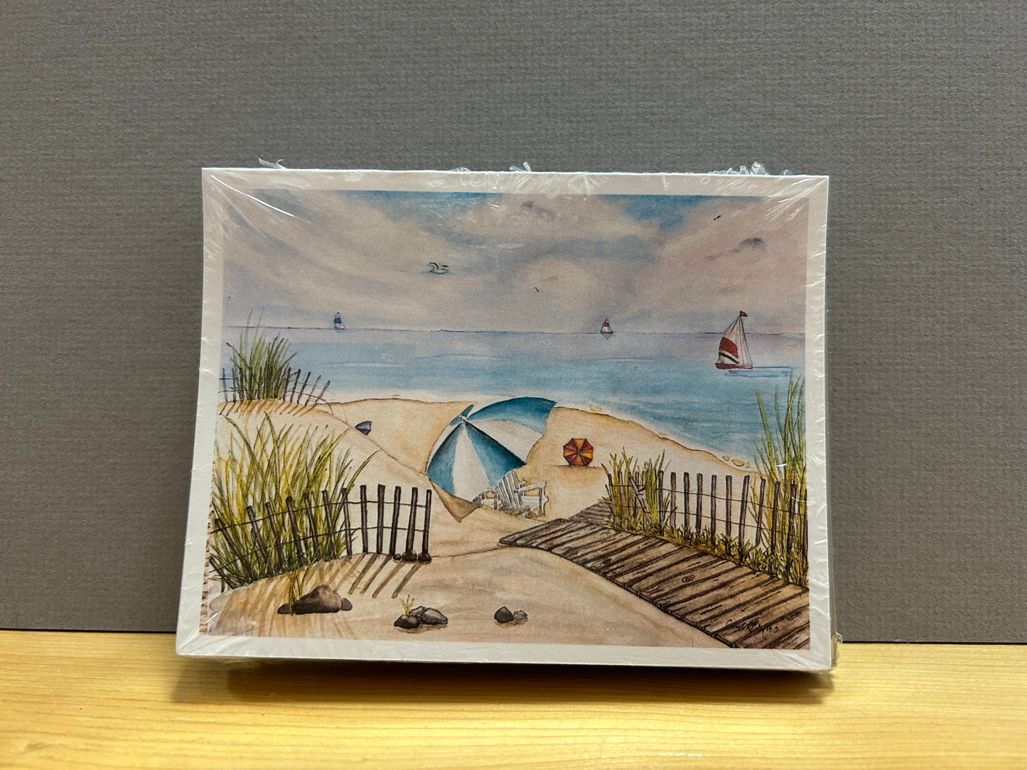 Summer Beach - Set of 10 Blank Cards