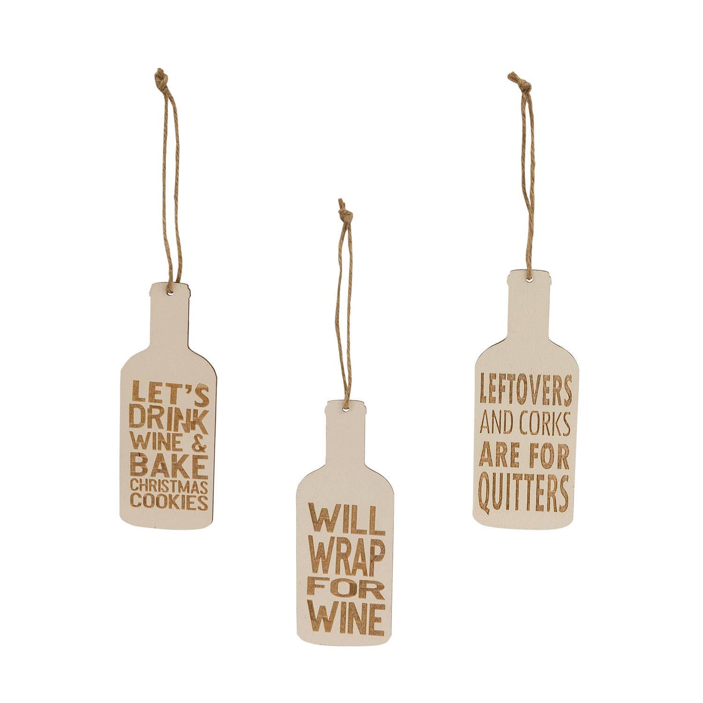 Wine & Cookies Ornaments