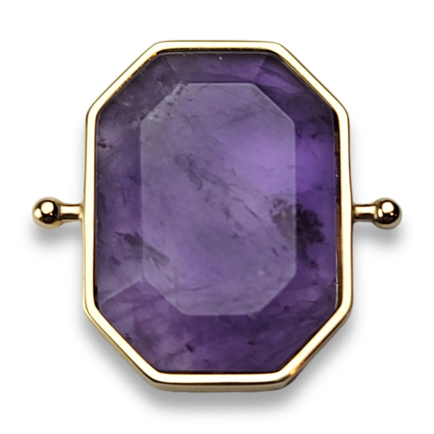 Amethyst Octangle Crystal Element