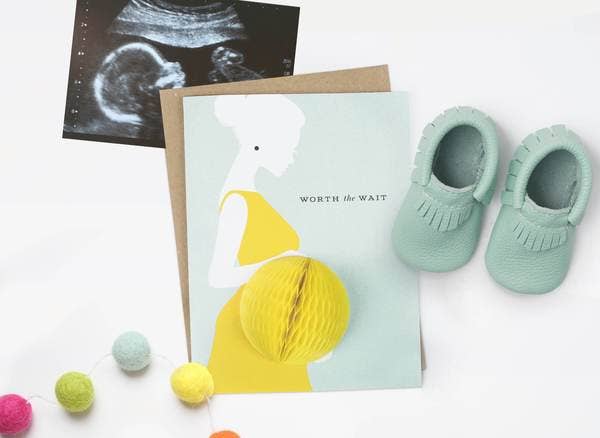 Pop-up Baby Bump Card