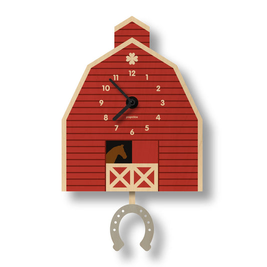 Horse Barn Pendulum Clock