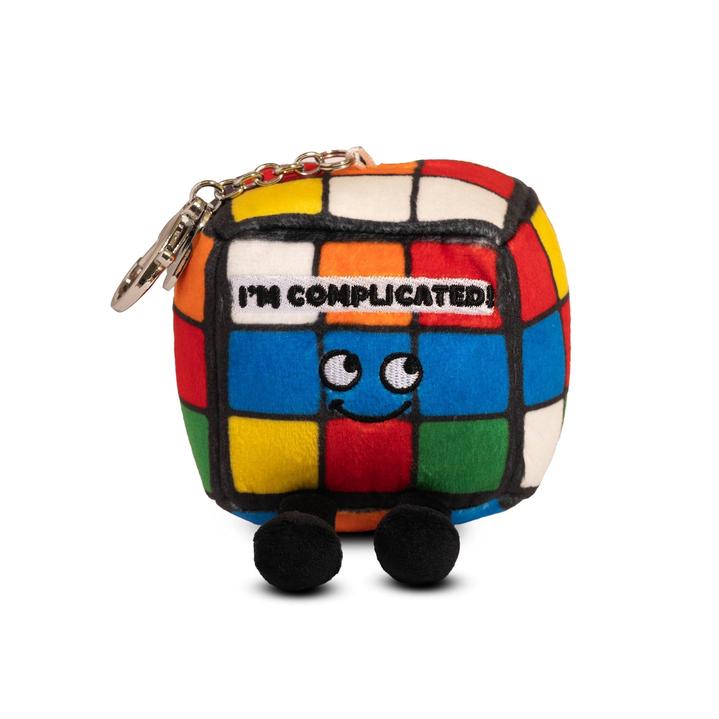 Puzzle Cube Plush Bag Charm