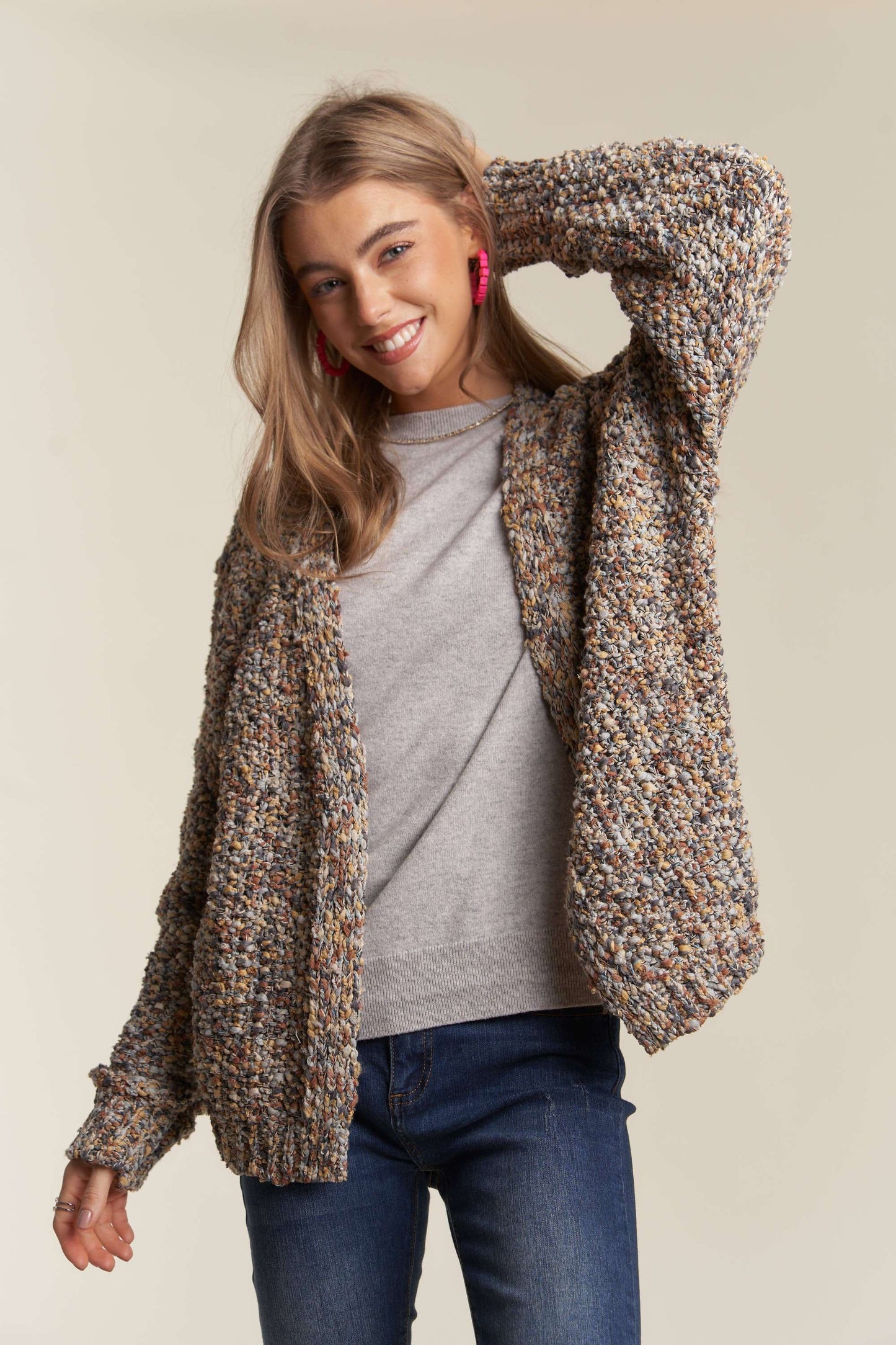 Neutral Sweater Cardigan