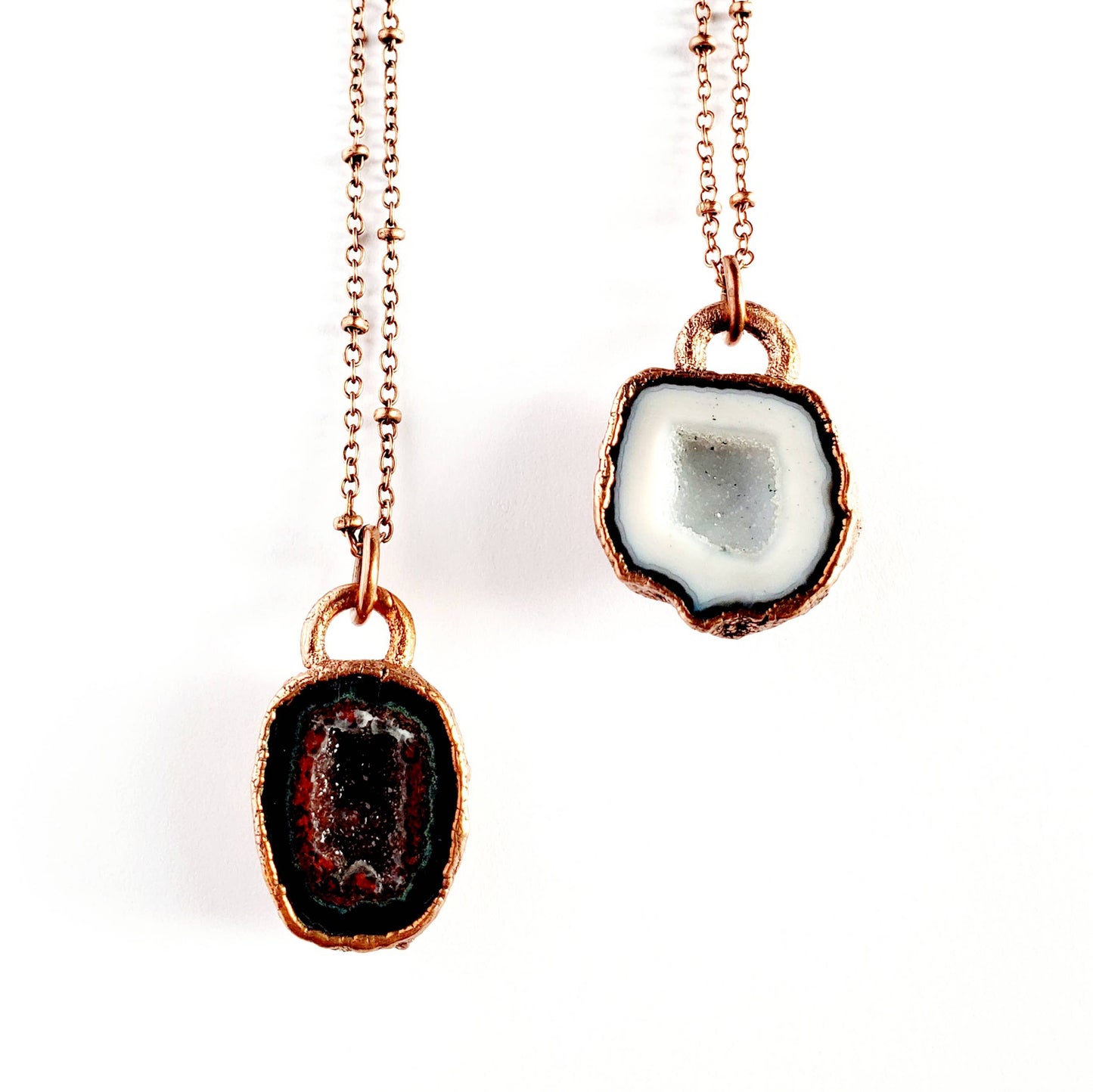 Tabasco Geode Necklace